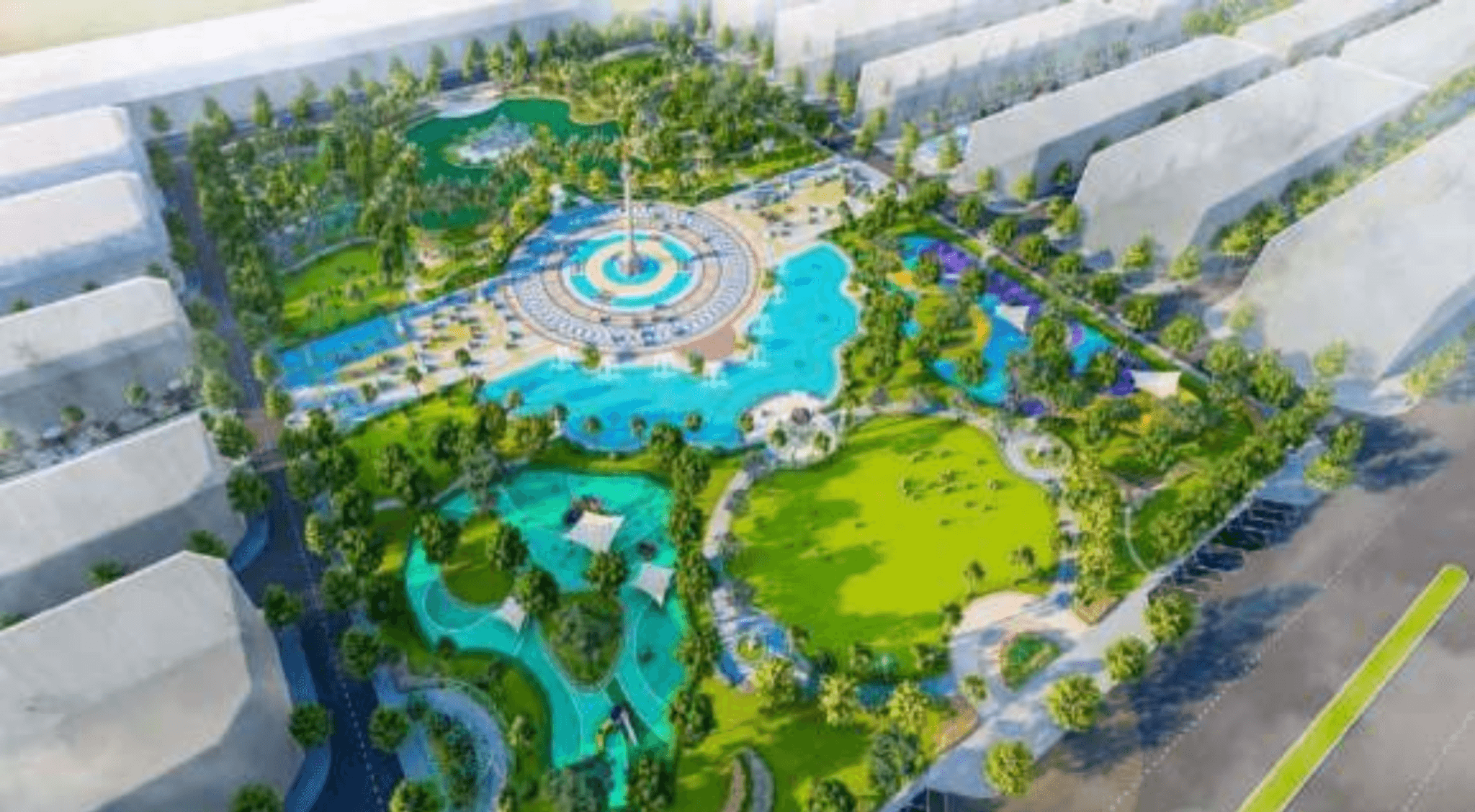 Hồ trung tâm 10.2 hecta dự án Saigon Park