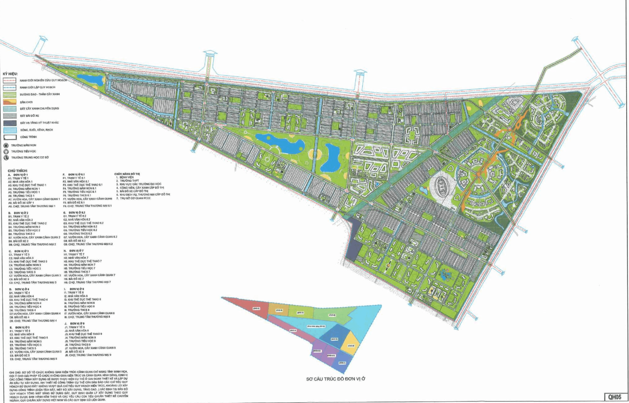 Mặt bằng tổng thể Saigon Park 1080ha