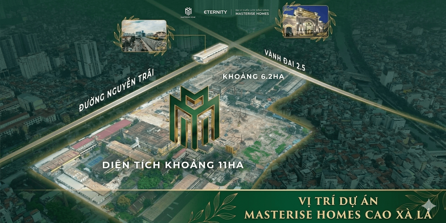 Vị trí dự án Lumiere Hanoi Seasons Garden trên bản đồ Hà Nội - 233 Nguyễn Trãi Thanh Xuân